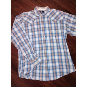 Wrangler Twenty XTreme Western Shirt Mens XL Pearl Snap Cowboy Floral Vtg